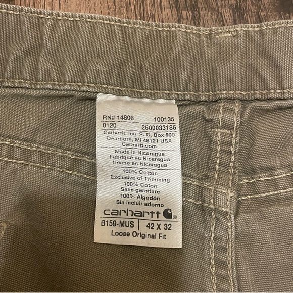 Carhartt Loose-Fit Canvas Utility Work Pants - Picture 3 of 3